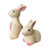 Coelhinhos Apaixonados Ternura Rose em cerâmica de Vivi Cerâmicas - comprar online
