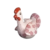 Miniatura Galinha Afeto Rosa em cerâmica da Associação de Artesãos de Coqueiro Campo – Mini - comprar online