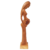 Escultura Atenção Materna Transcendental em madeira natural do Mestre Elias França - comprar online