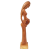 Escultura Atenção Materna Transcendental em madeira natural do Mestre Elias França - comprar online