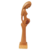 Escultura Atenção Materna Encantada em madeira natural do Mestre Elias França - comprar online