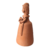 Escultura Dondoca Colhendo Margaridas em cerâmica de Ângela de Zezinho de Tracunhaém - comprar online