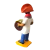 Escultura Músico na Banda com Bumbo em cerâmica do Mestre Luiz Antônio - comprar online