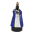 Miniatura Nossa Senhora Aparecida em Azul em cerâmica do Alto do Moura