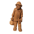 Escultura O Retirante em cerâmica de Leila Lima