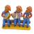 Escultura Trio de Forró em Dia de Festa em cerâmica do Mestre Luiz Antônio