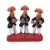 Miniatura Trio de Forró Matuto no Baile em cerâmica do Alto do Moura
