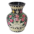 Vaso Estrela do Oriente bojudo alto em palha de Leonilda Stoikovitch