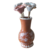 Vaso Flores Marron Rosa Clássico de cerâmica de Anísia de Sousa
