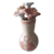 Vaso Flores Aconchego Renda Adobe de cerâmica de Anísia de Sousa