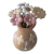 Vaso Flores Terral Clássico de cerâmica da Associação de Artesãos de Coqueiro Campo - comprar online