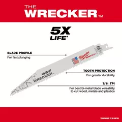 HOJAS para sierra sable 4800-5701 MILWAUKEE