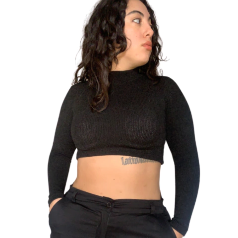 Polera Crop de Lana