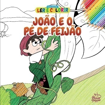 Ler e Colorir João e o Pé de Feijão