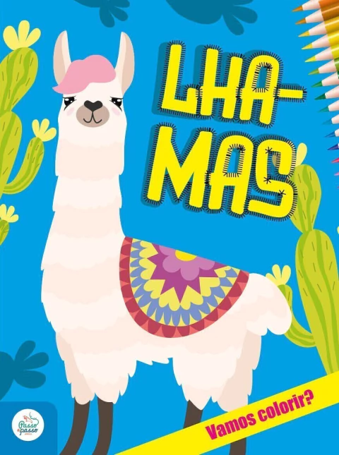 Vamos Colorir? Lhamas