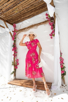 VESTIDO DORCAS: ROSA PINK