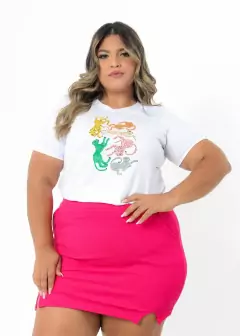 T-SHIRT ONCAS COLORIDAS - comprar online