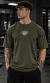 Remeron Oversize "World" - Verde Militar - comprar online