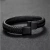 Pulsera Cuero “Shark Black Braided” - comprar online