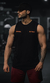 Musculosa Shark "Arancia" - Negro