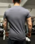 Remera Slim Fit "+Shark" - Gris Topo en internet