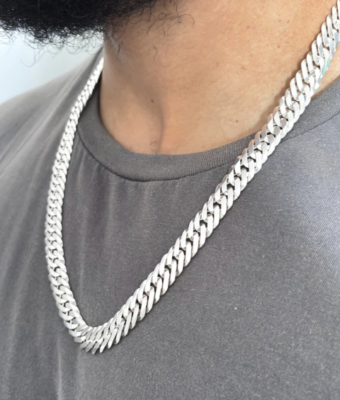 Corrente Masculina Prata 925 Grumet (70cm) – Peça Única
