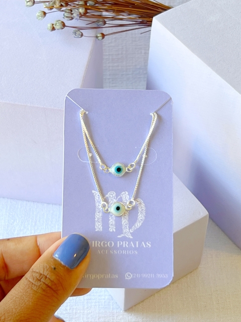 Escapulário mini Olho Grego