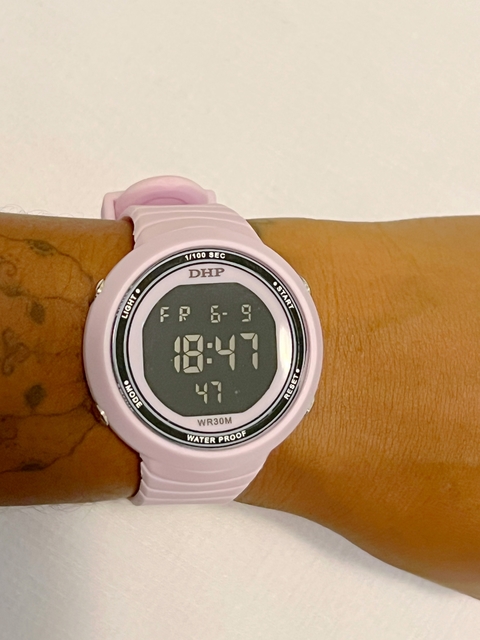 Relógio Digital Redondo