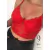 Corset Top Crop Shara Rojo - IGMA LENCERIA