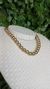 Cod 492 Choker regulável toda em bolas douradas . - loja online