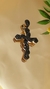 Pingente Cruz em Pedraria Azul s.c - comprar online
