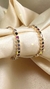 Cod 788 Argola zircônias coloridas folheados a ouro 18k. - comprar online
