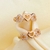 cod 368 Argolinha três corações, folheados a ouro 18k. - comprar online