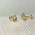 cod;321 Brinco pequeno flor, tarraxa bebe. - comprar online