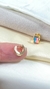 Cod 381 Argola colorida, folheados a ouro 18k. na internet
