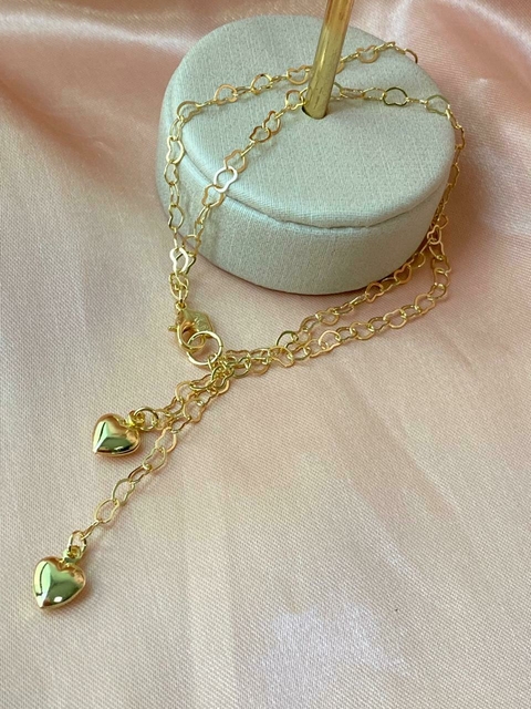 Cod 1065. Pulseira duas em uma,22cm com extensor .