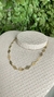 Cod 562; choker , 42cm,com extensor, Toda em folhas trabalhadas. na internet