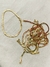 Imagem do Cod 657; Pulseira laminada,18 cm, folheada a ouro 18k.
