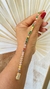 Cod 708;Pulseira 19cm. Toda em zircônios coloridos, e zircônios cravejados. na internet