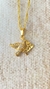 Cod 481; Colar 50cm. Com pingente divino zircônios e PAZ. - loja online