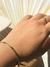 Cod 1325; Pulseira tripla toda trabalhada 18cm . - loja online