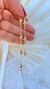 Cod;720 Pulseira 19cm. Com sete bolas. - Vânia Joias Folheadas