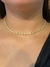 Cod 905. Colar choker regulavel, dupla face, com pérolas . na internet