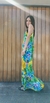 Vestido largo estampado - tienda online
