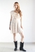 Vestido con pliegues