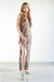 Vestido largo flores