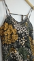 Vestido estampado tiras - comprar online
