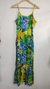 Vestido largo estampado