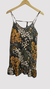 Vestido estampado tiras