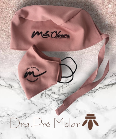 Touca e Máscara ESTAMPADO